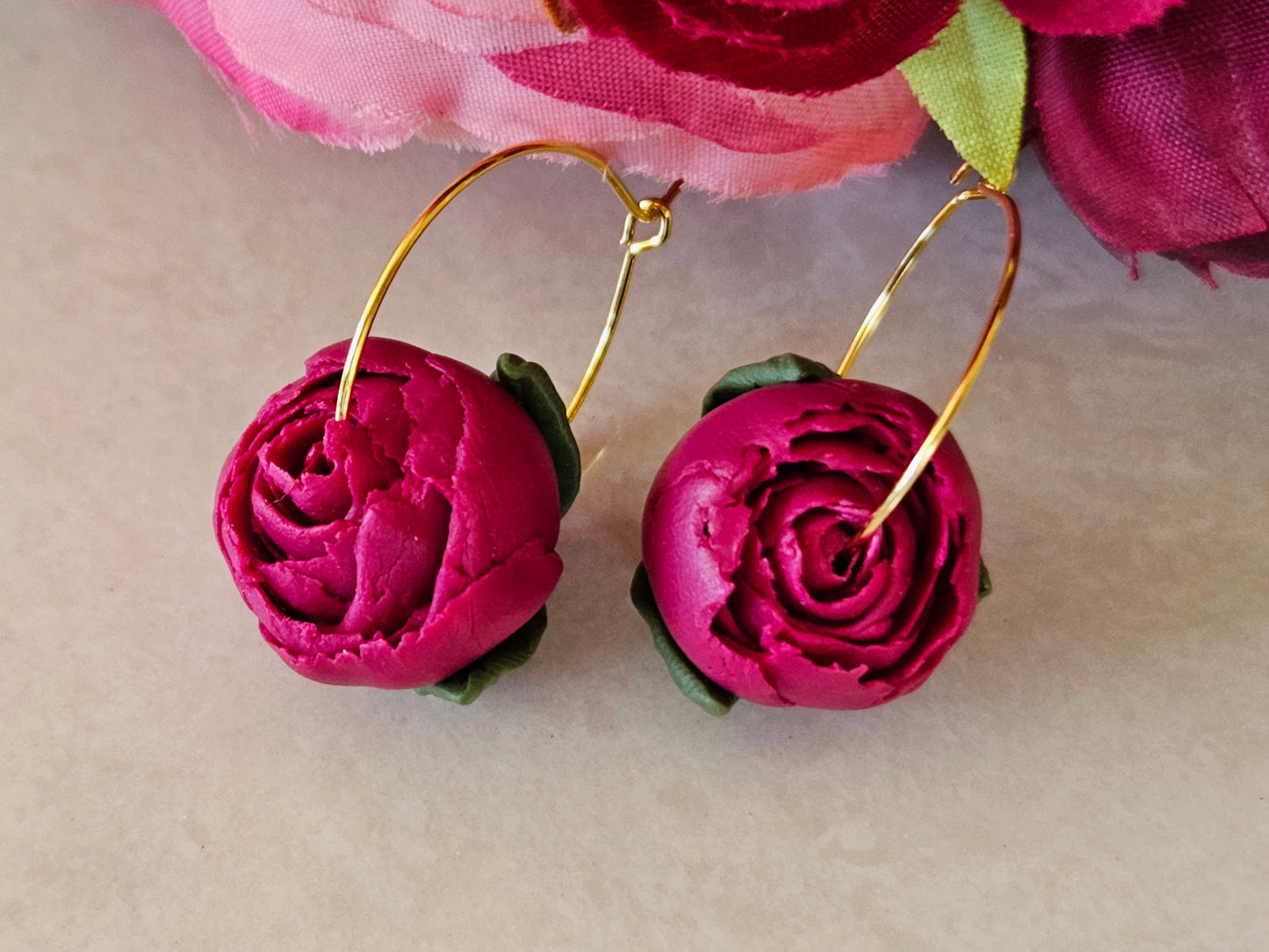 Peonies Wine Hoops