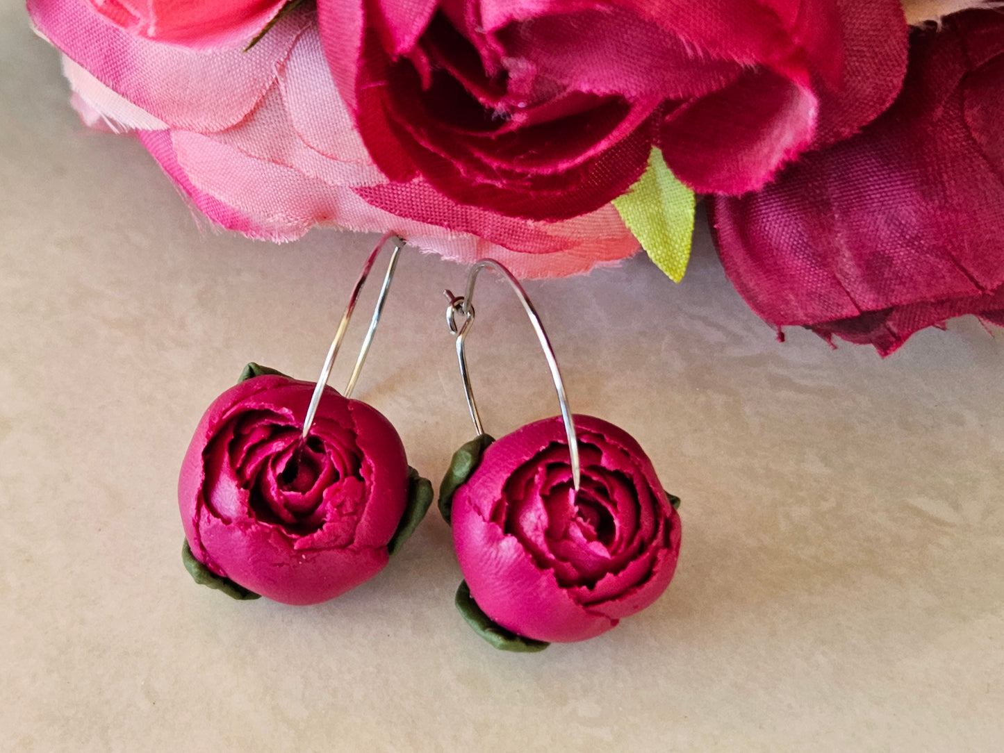 Peonies Wine Hoops