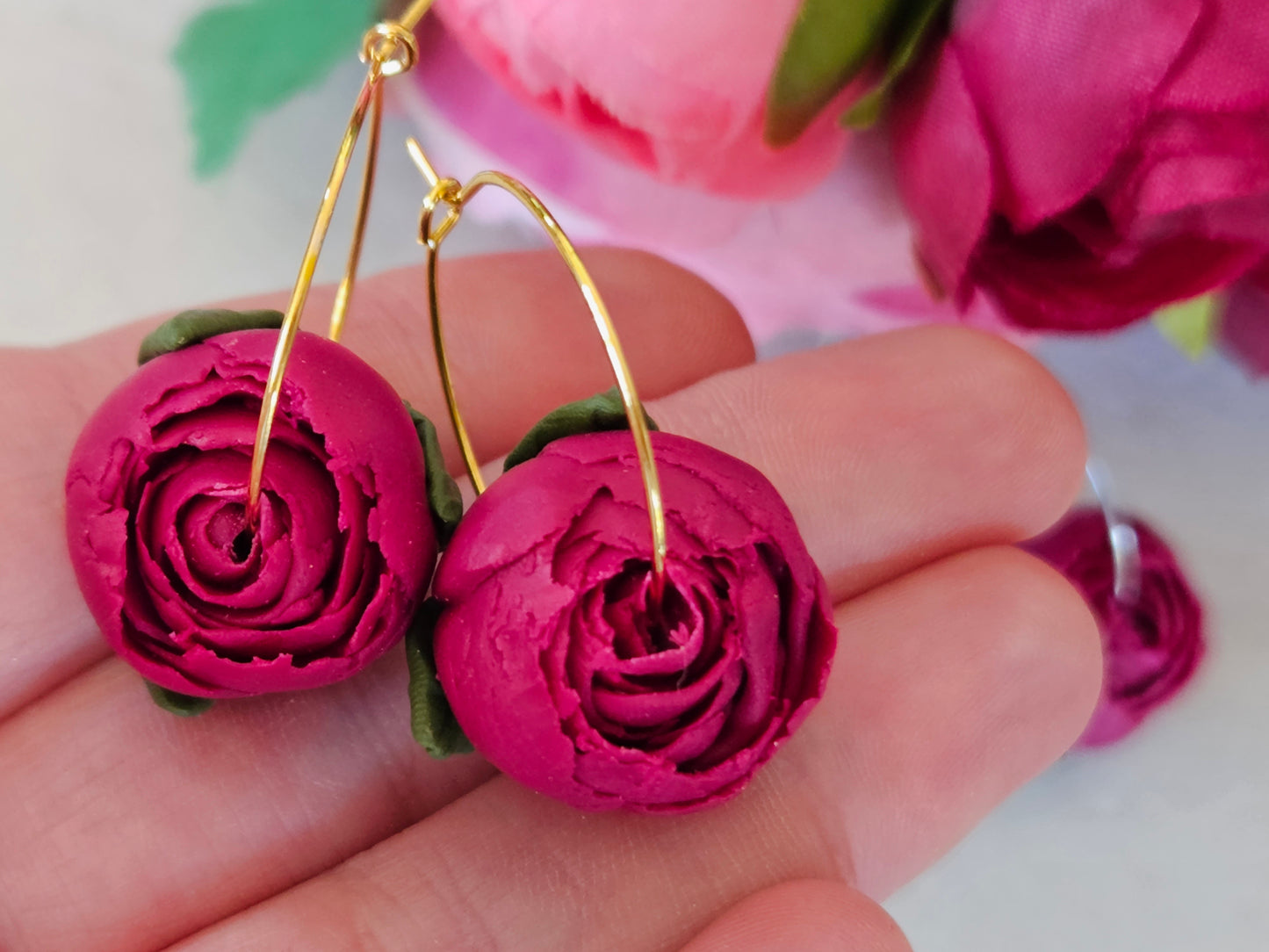 Peonies Wine Hoops