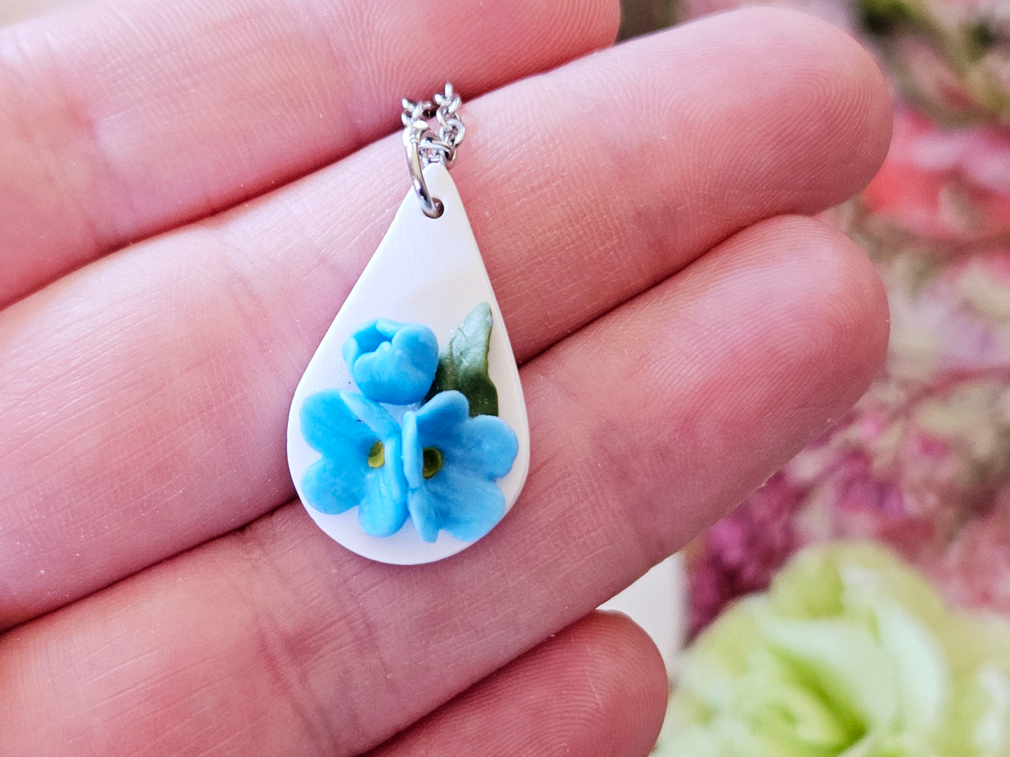 Forget Me Not Necklace