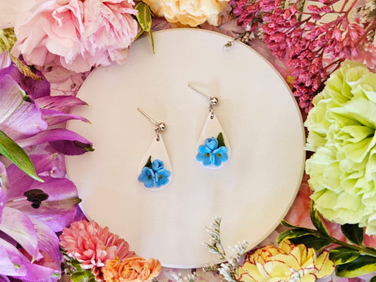 Forget Me Not Small Earrings