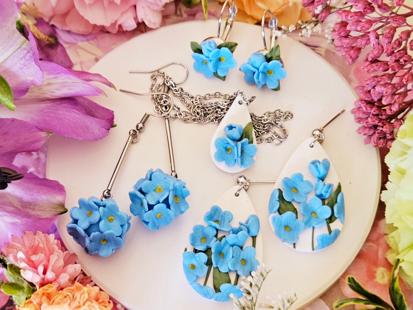 Forget Me Not Necklace