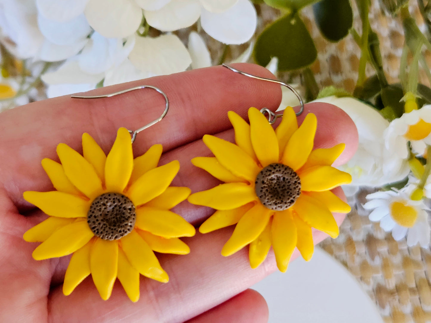 Sunflower Earrings