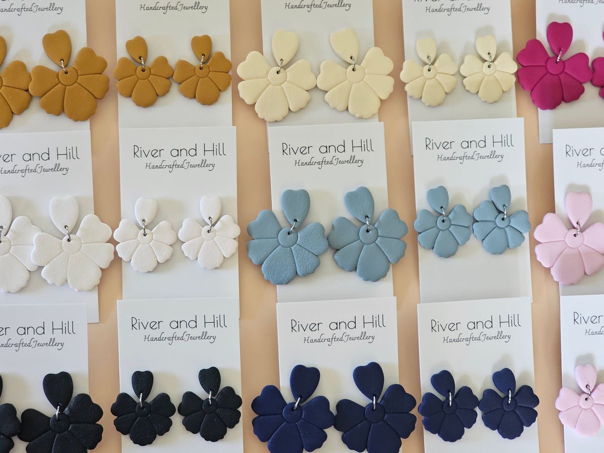 Daily Colour Pastel Yellow Petal Earrings