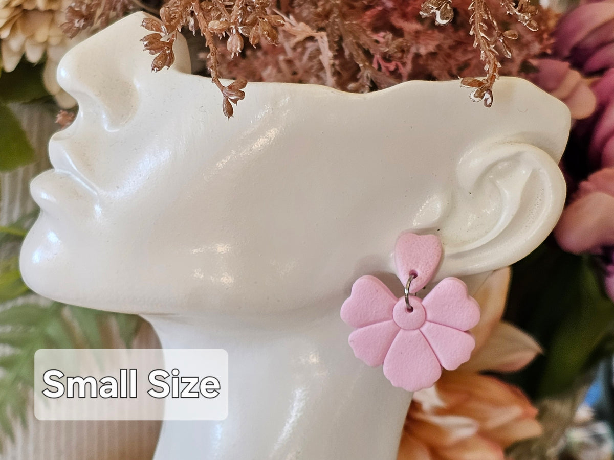 Daily Colour Pastel Pink Petal Earrings