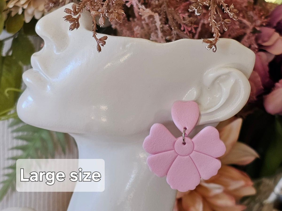 Daily Colour Pastel Pink Petal Earrings