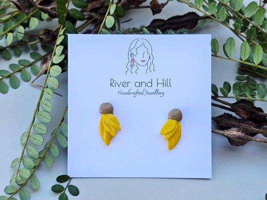 Kowhai Stud Earrings