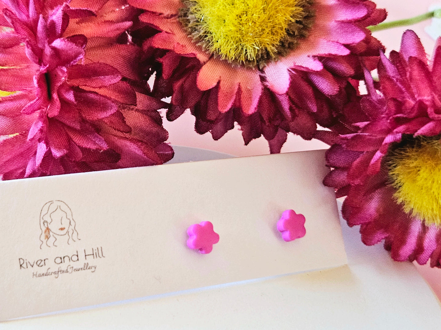 Girls Micro Flower Studs