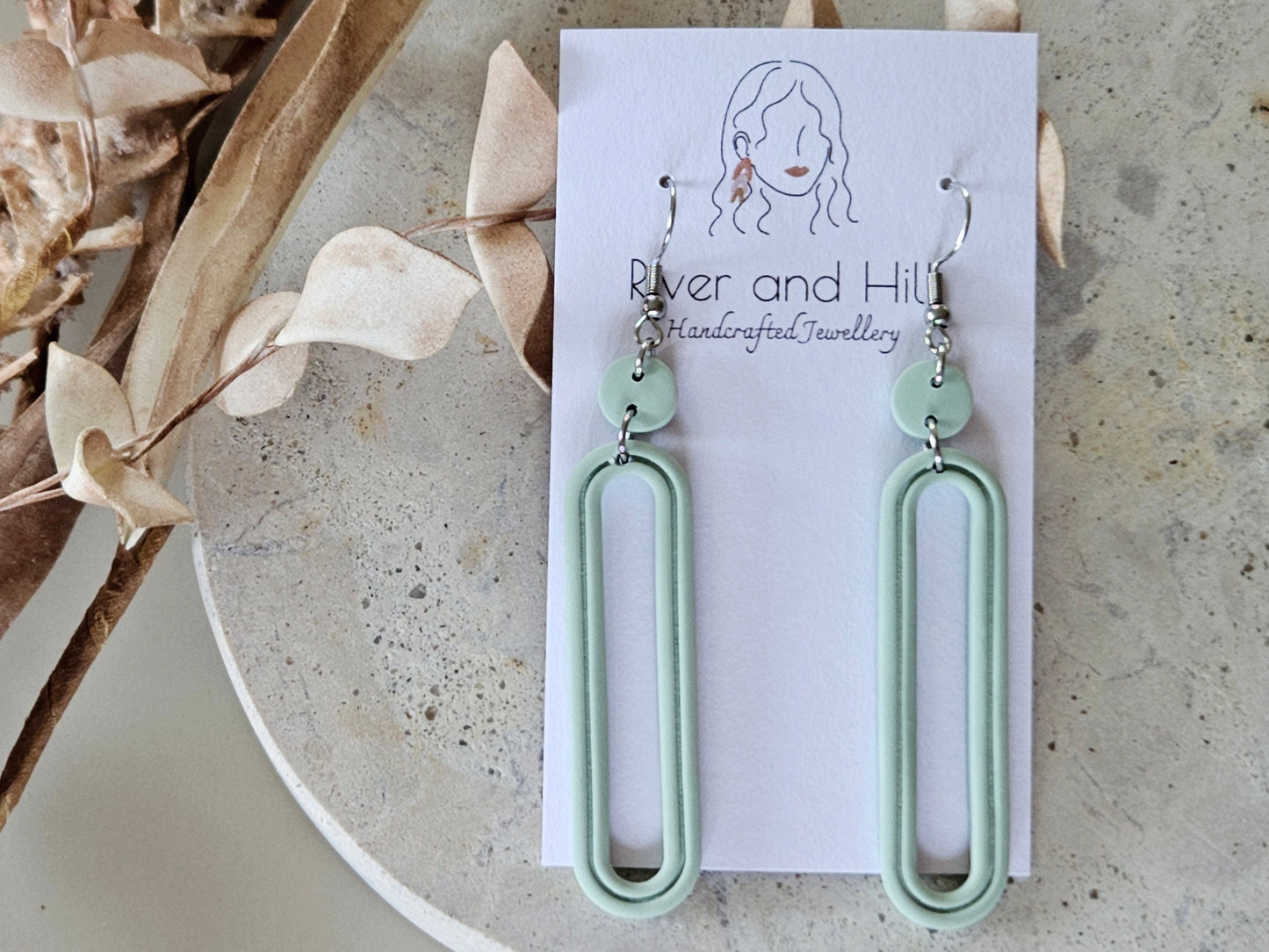 Essentials Sage Earrings
