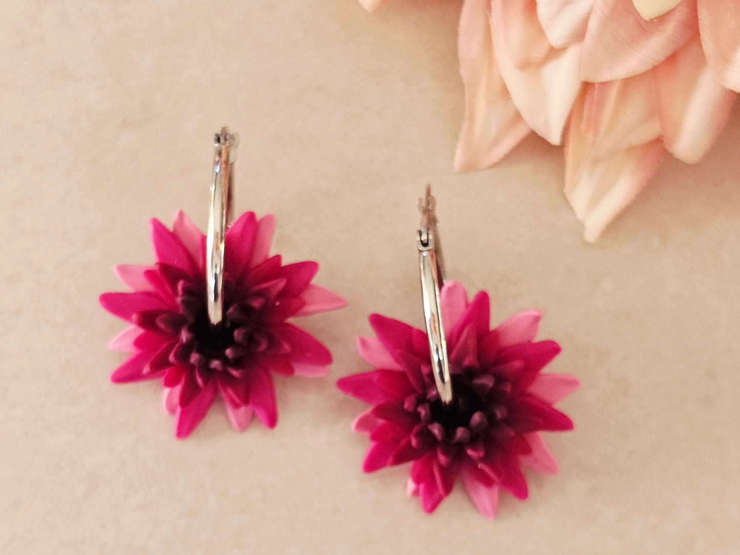 Dahlia Hoops Purple