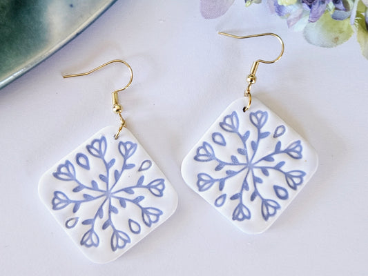 Porcelain Tile Earrings