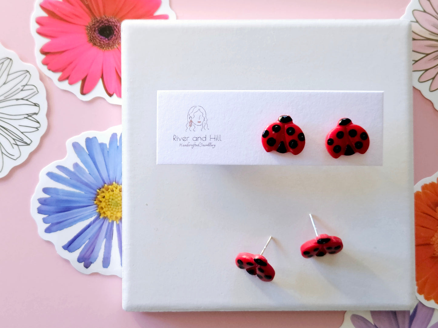 Girls Ladybird Studs