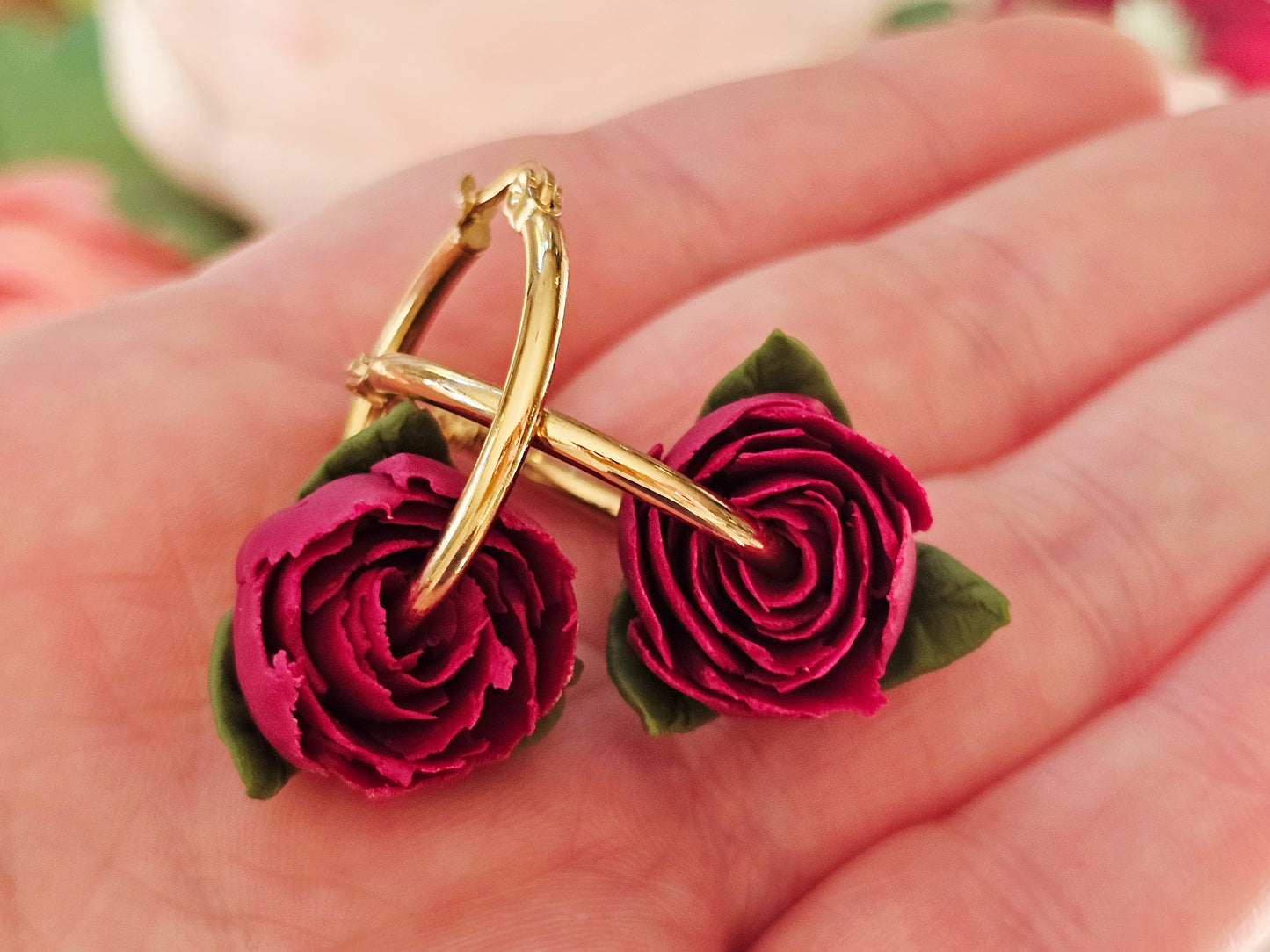 Peonies Wine Hoops