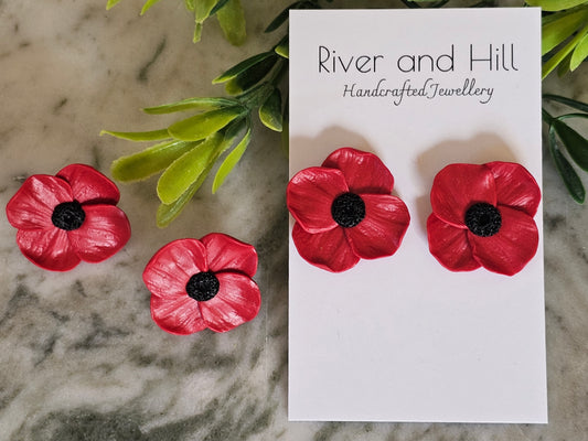 Poppy Large Stud Earrings