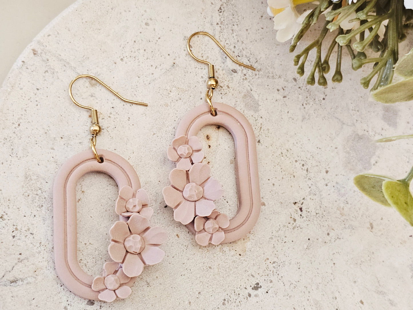 Daily Colour Almond Floral Earrings