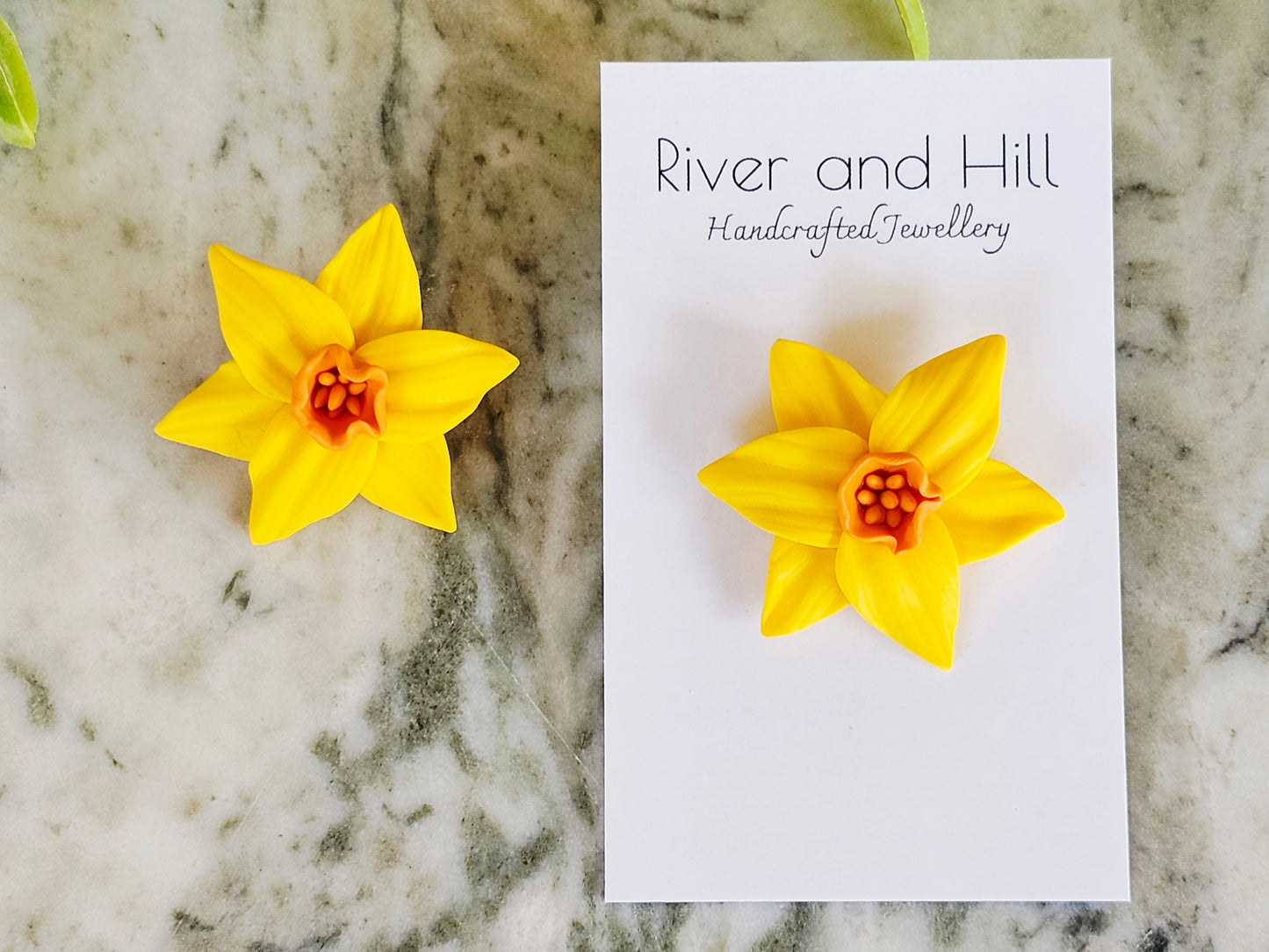 Daffodil Large Brooch