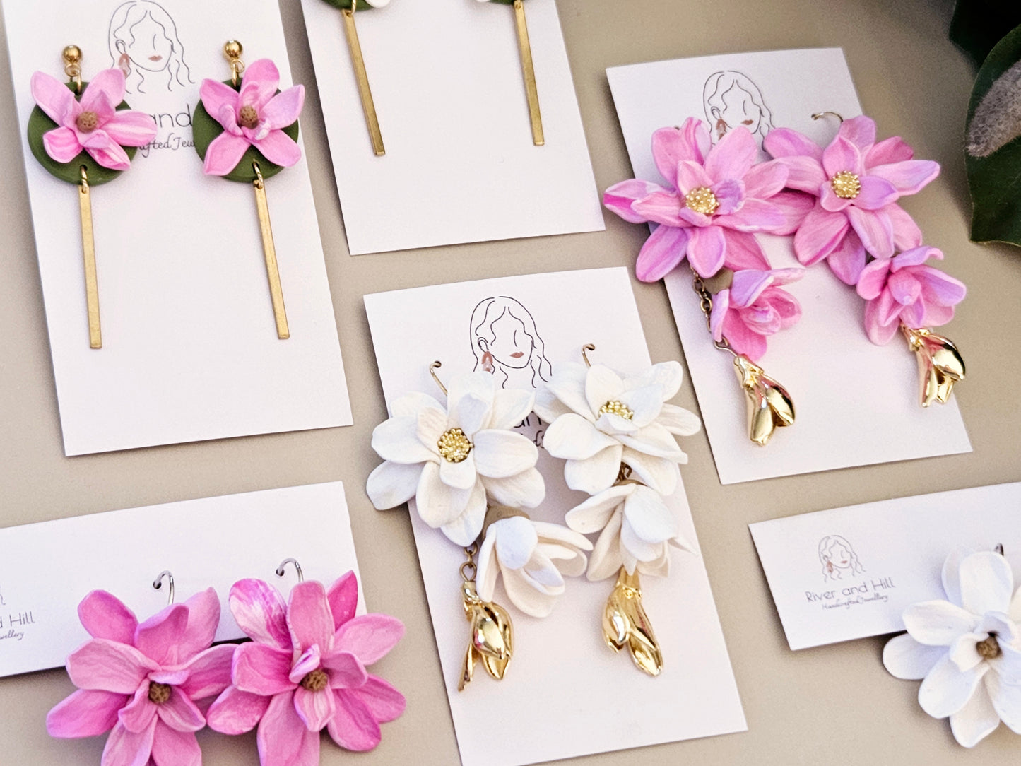 Magnolia Bar Drop Earrings