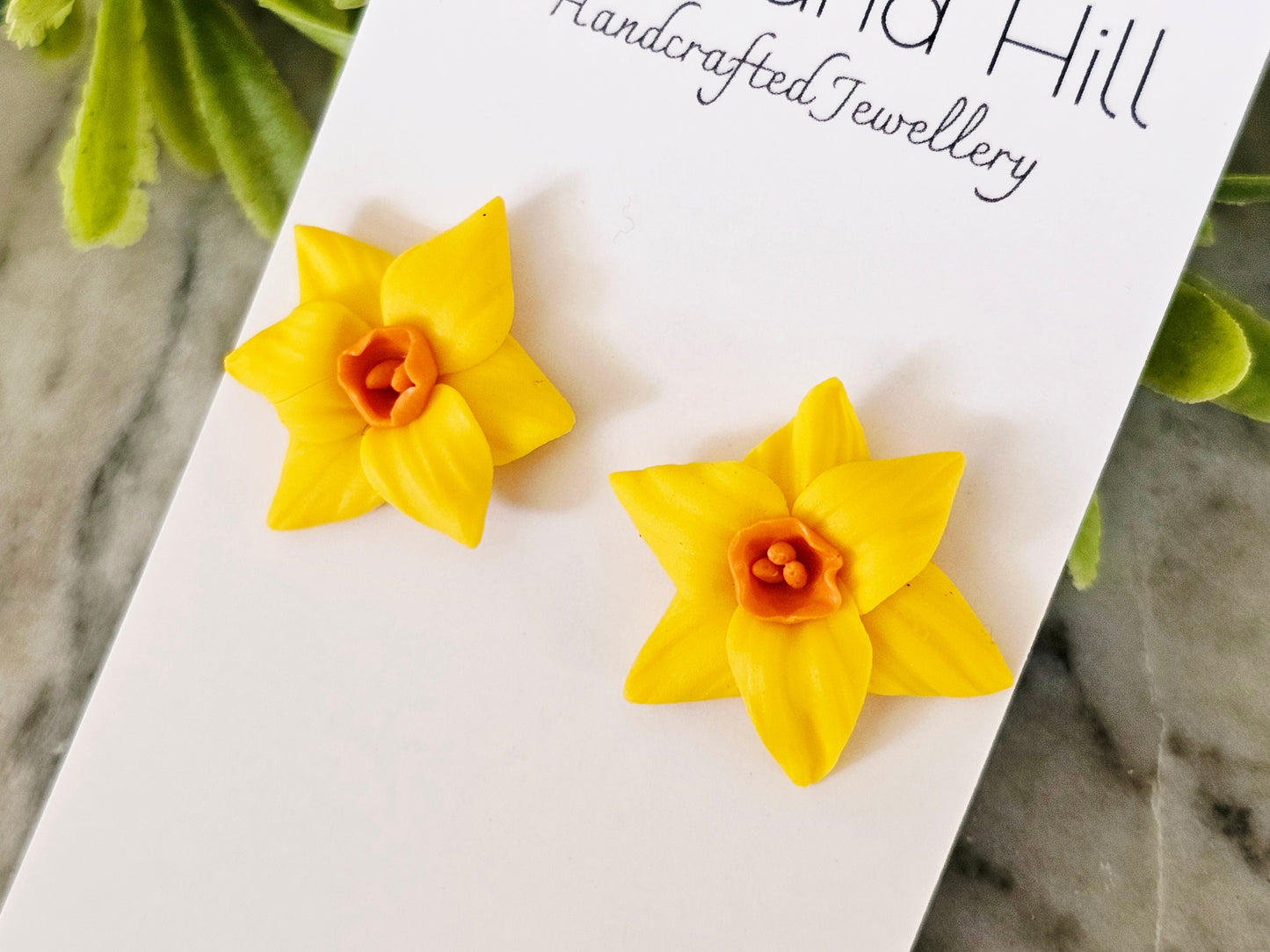 Daffodil Large Stud Earrings