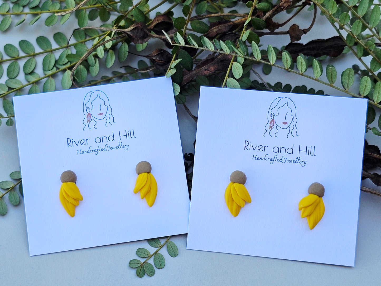 Kowhai Stud Earrings