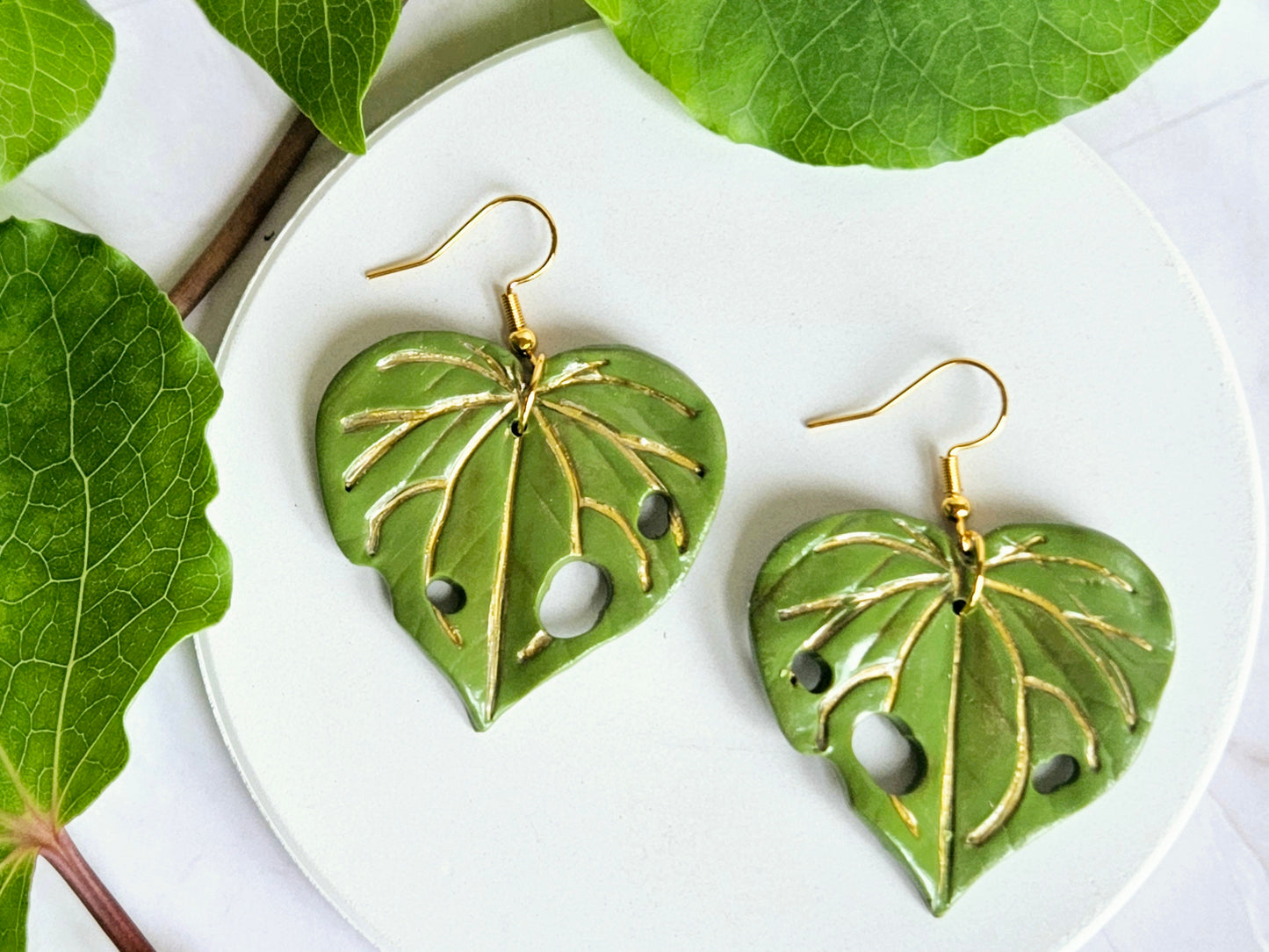 Kawakawa Gold Earrings Large