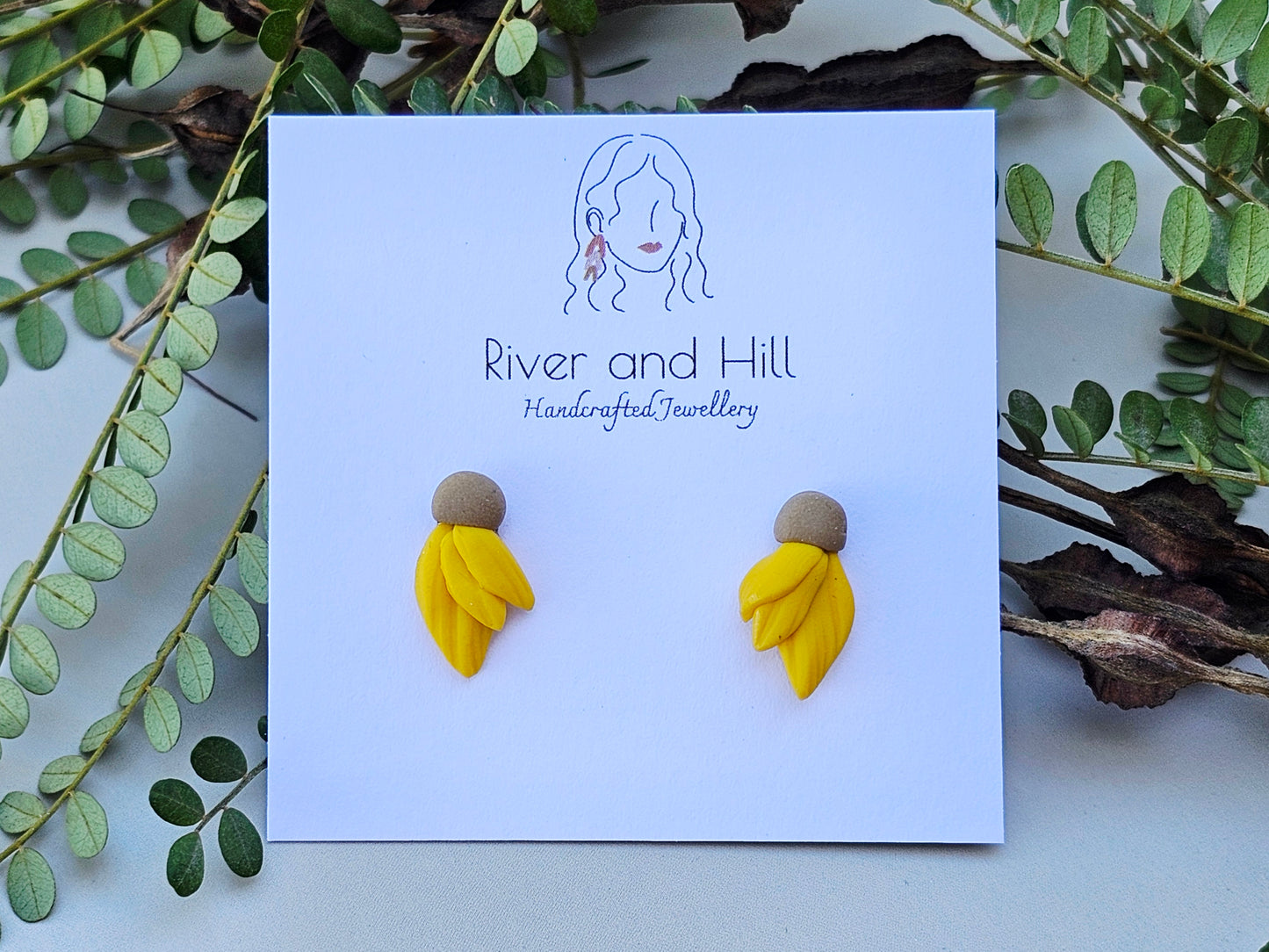 Kowhai Stud Earrings