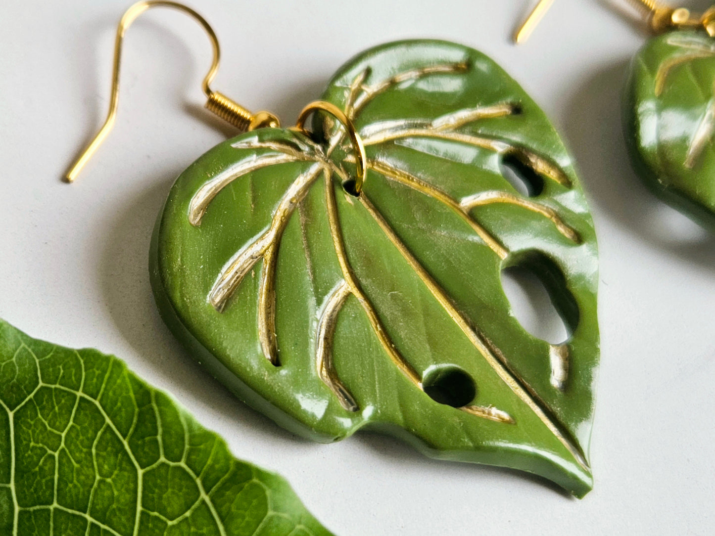Kawakawa Gold Earrings Large