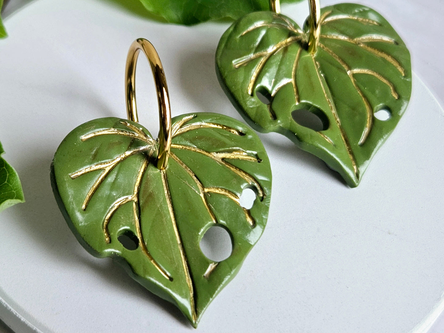 Kawakawa Gold Earrings Large