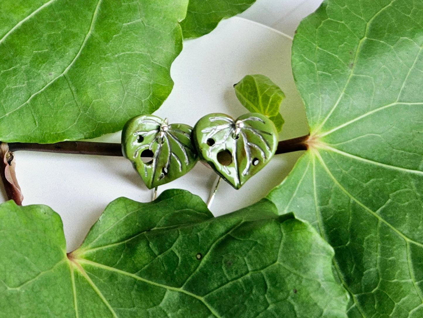Kawakawa Silver Earrings Small