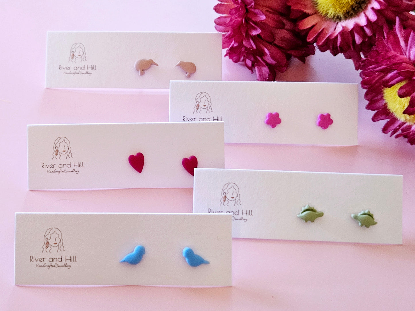 Girls Micro Kiwi Studs