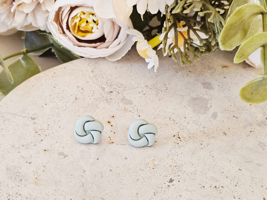 Daily Colour Sage Green Studs