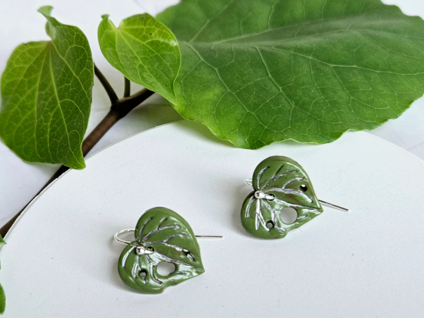 Kawakawa Silver Earrings Small