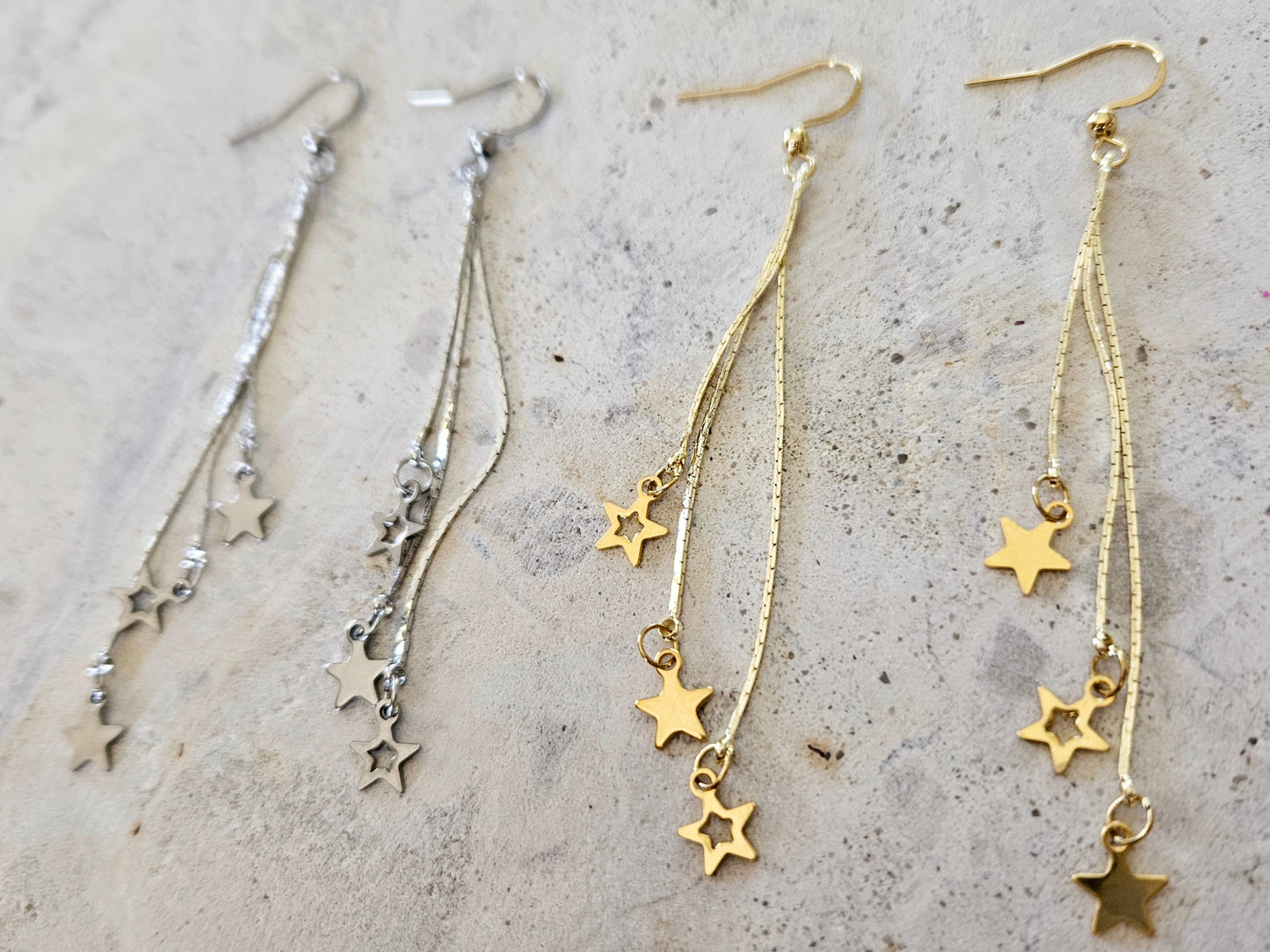 Matariki Dangle Star Earrings