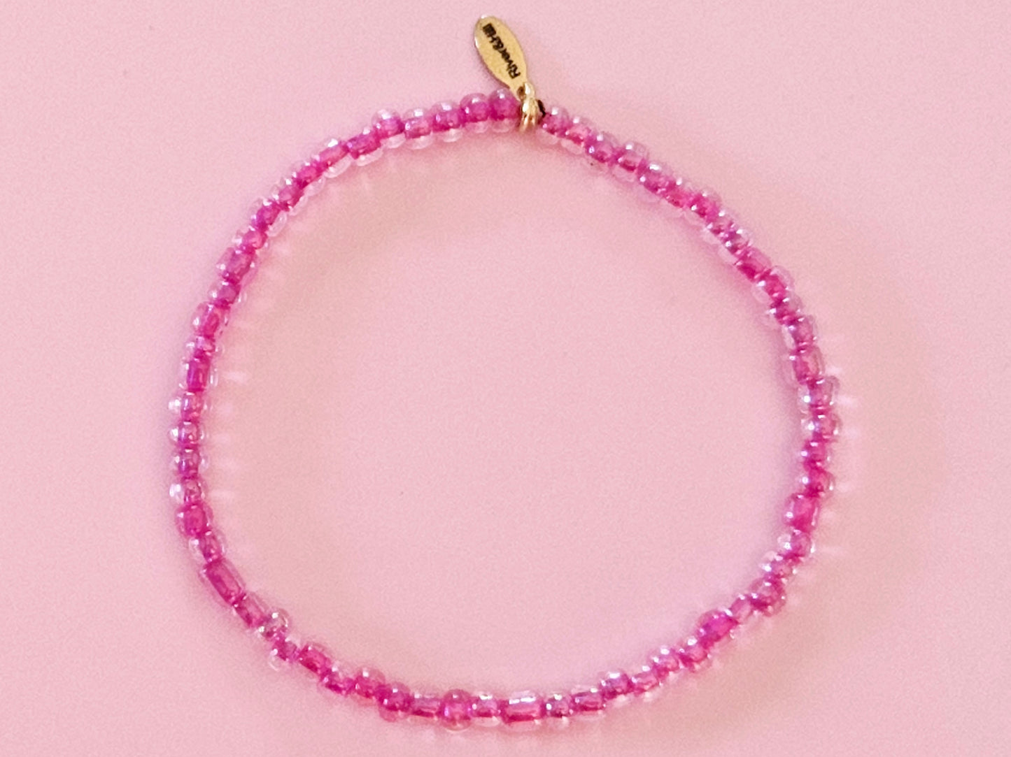 Stacking Bracelets Pretty in Pink Gold Stack