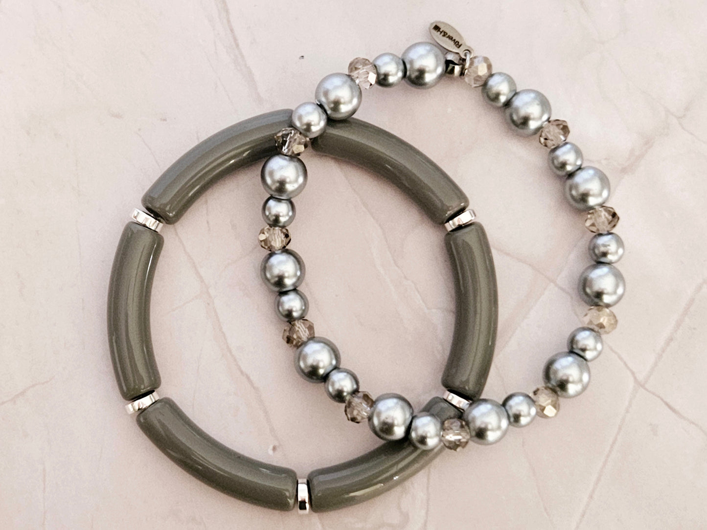 Stacking Bracelets Grey Mornings Stack