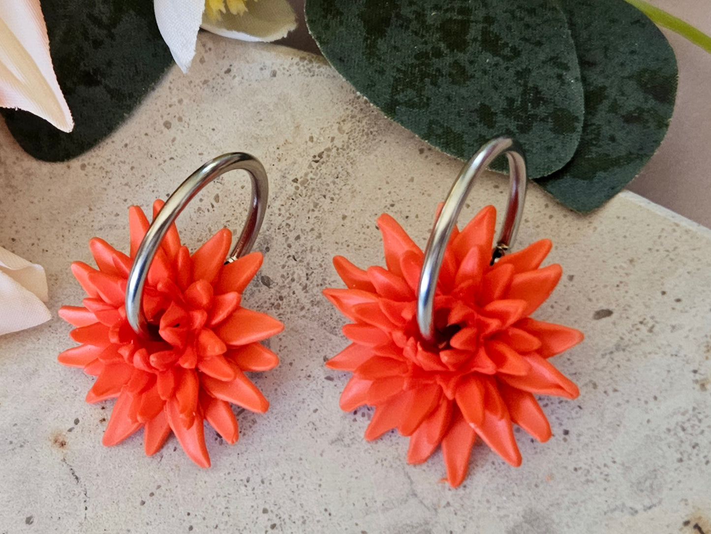 Dahlia Hoops Orange