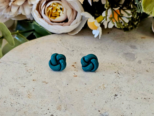 Daily Colour Emerald Green Studs