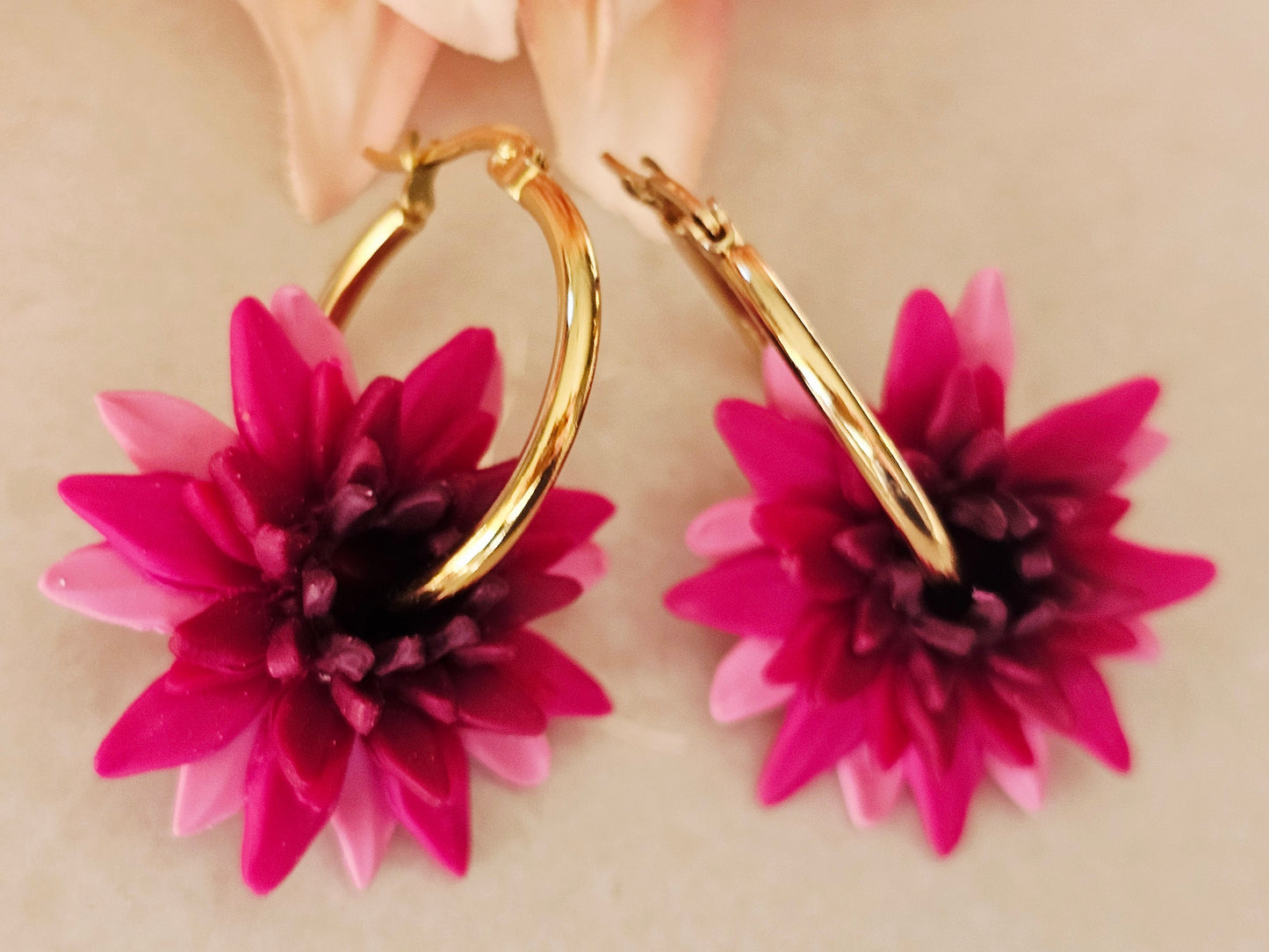 Dahlia Hoops Purple