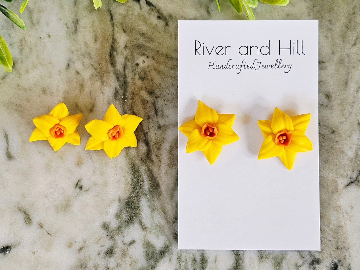 Daffodil Large Stud Earrings