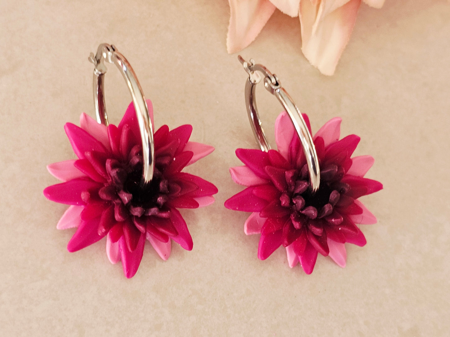 Dahlia Hoops Purple
