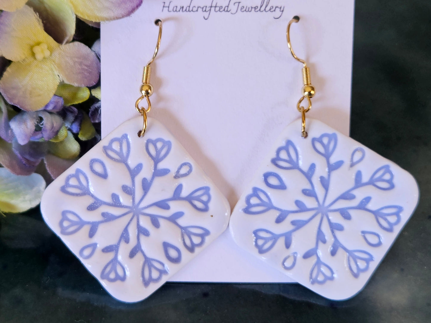 Porcelain Tile Earrings