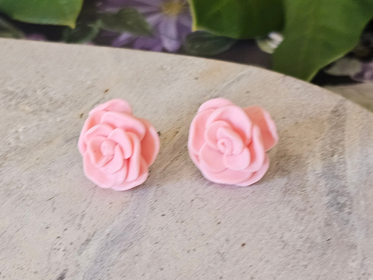 Cammellia Studs Light Pink