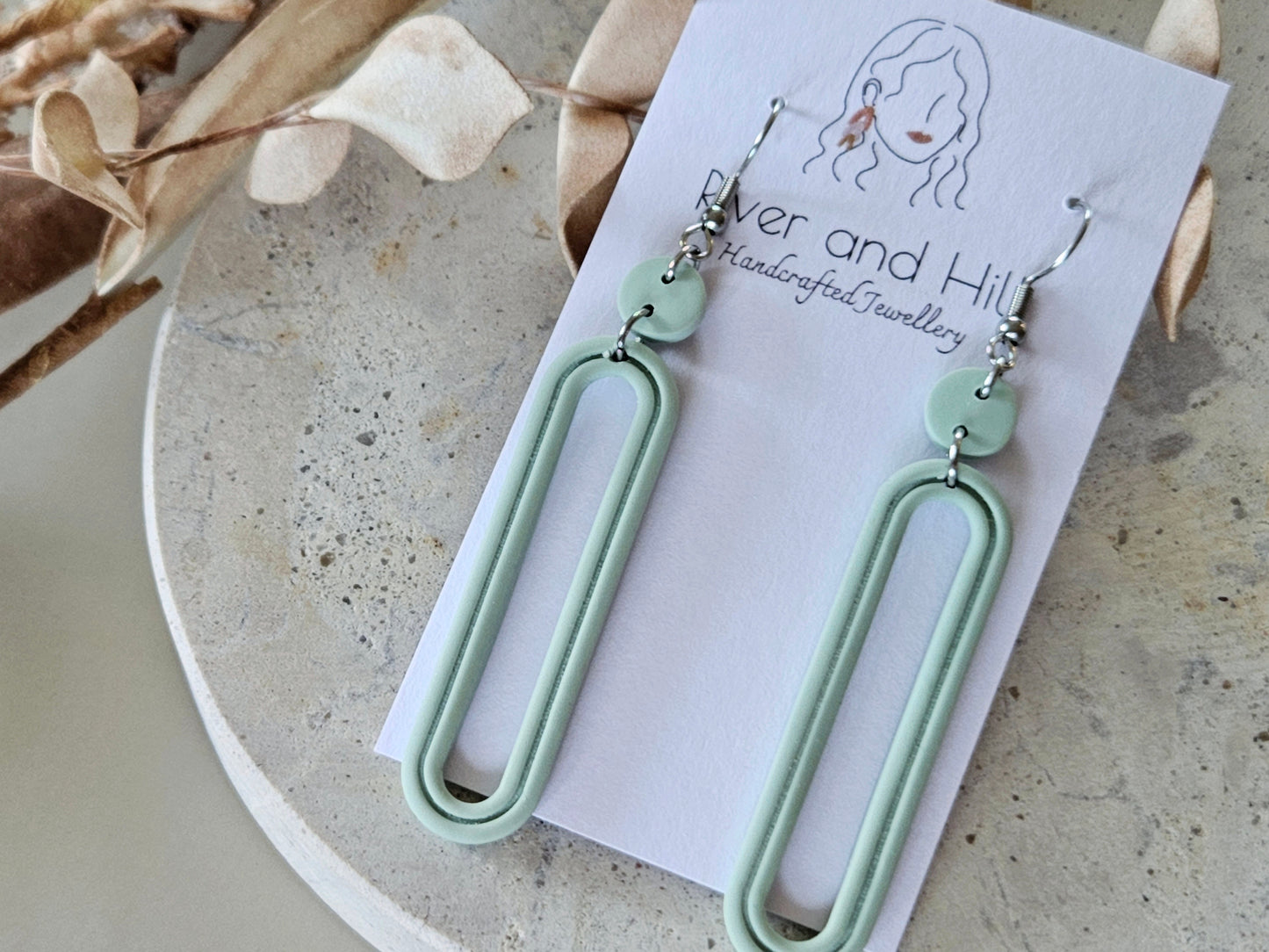 Essentials Sage Earrings