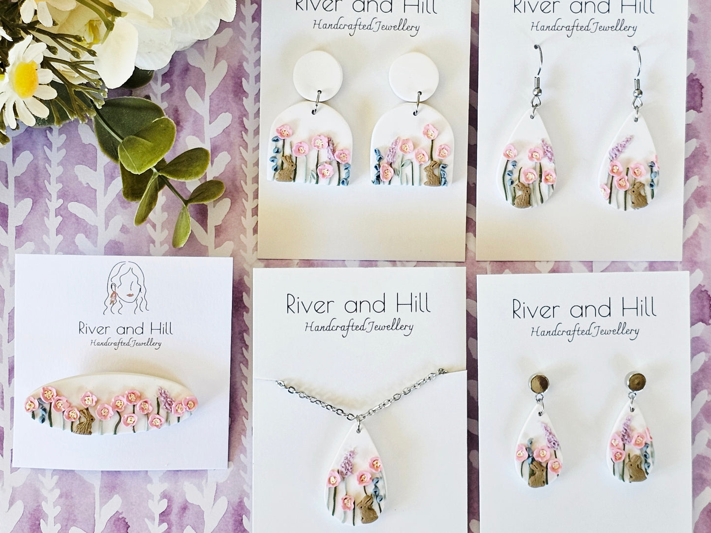 Meadow Bunny Hairclip