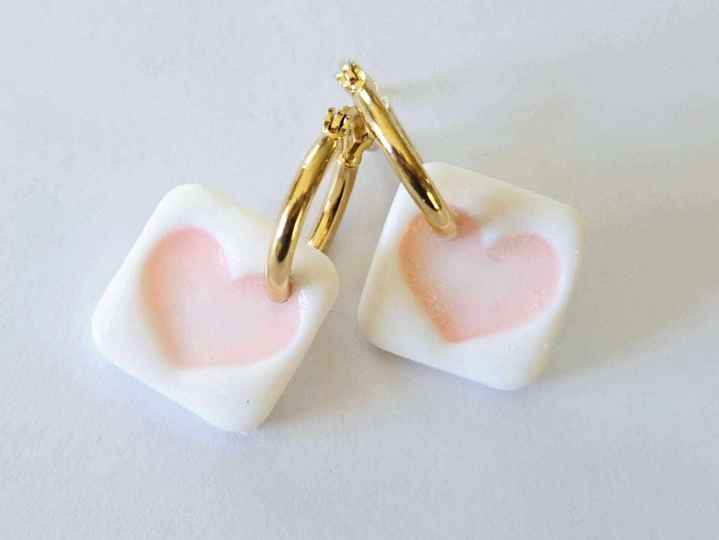 Porcelain Aroha Hoops