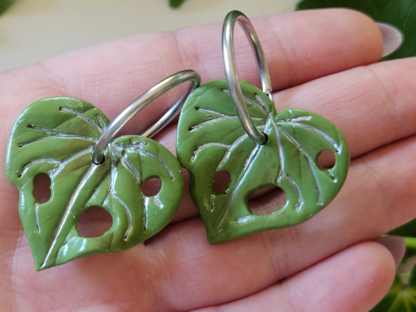Kawakawa Silver Earrings Medium