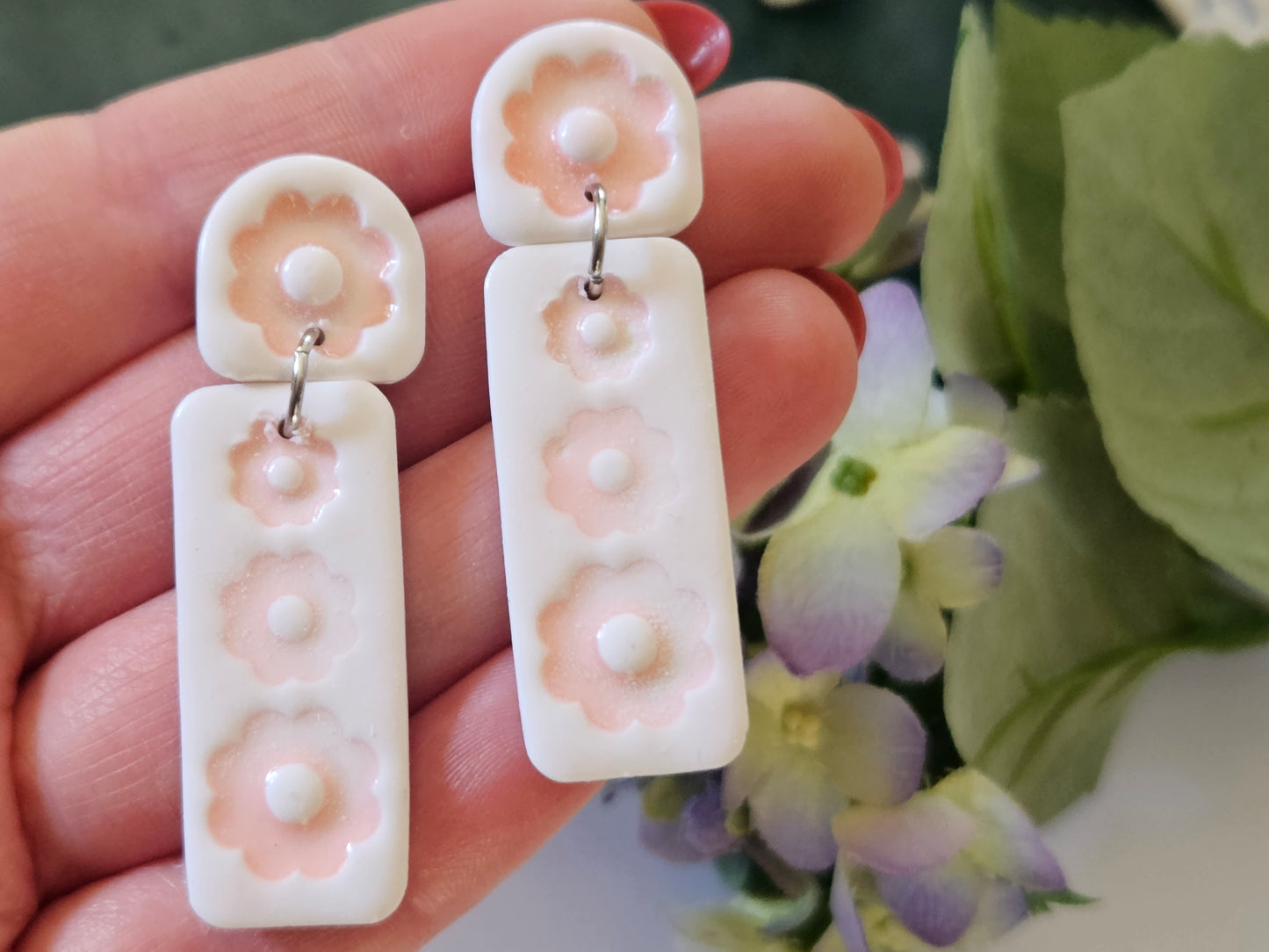 Porcelain Blossom Earrings