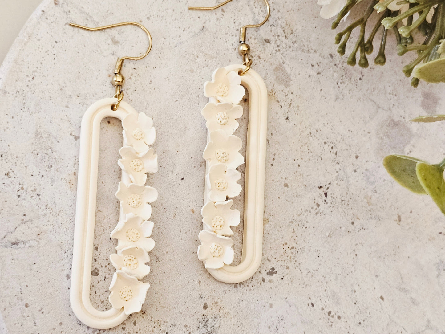 Daily Colour Pastel Yellow Floral Earrings