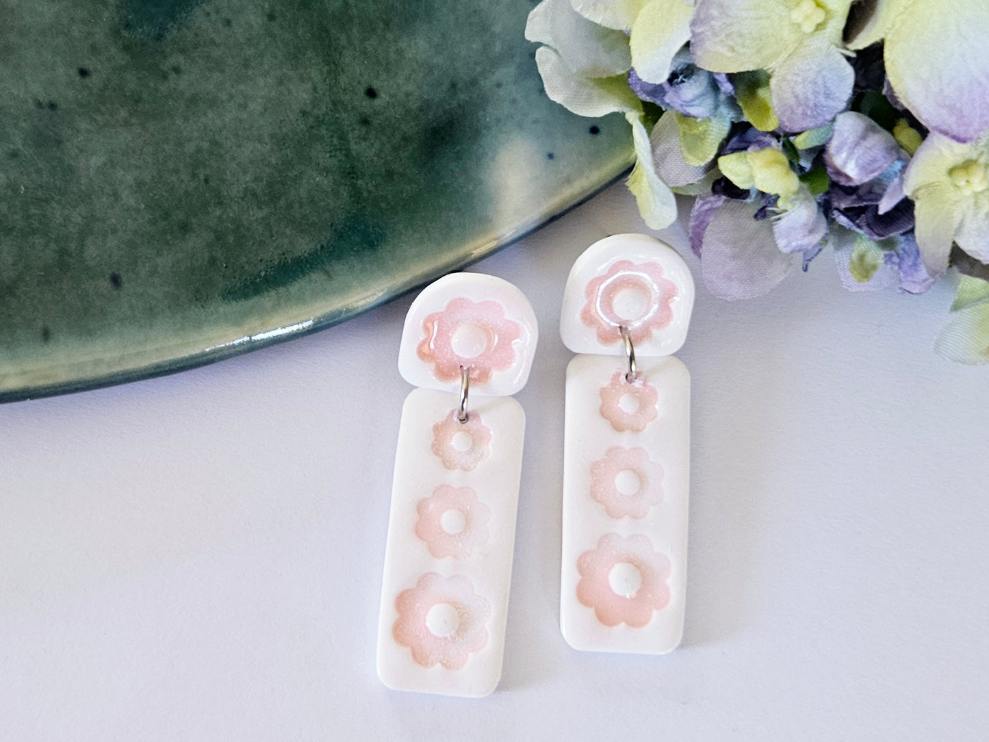 Porcelain Blossom Earrings