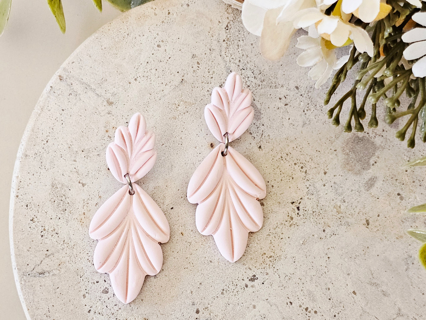 Daily Colour Pastel Pink Arch Earrings