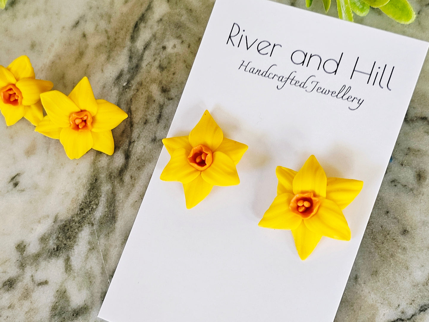 Daffodil Large Stud Earrings